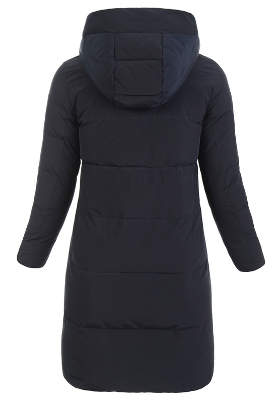 Damska Kurtka Pikowana Długa Amber Granatowa