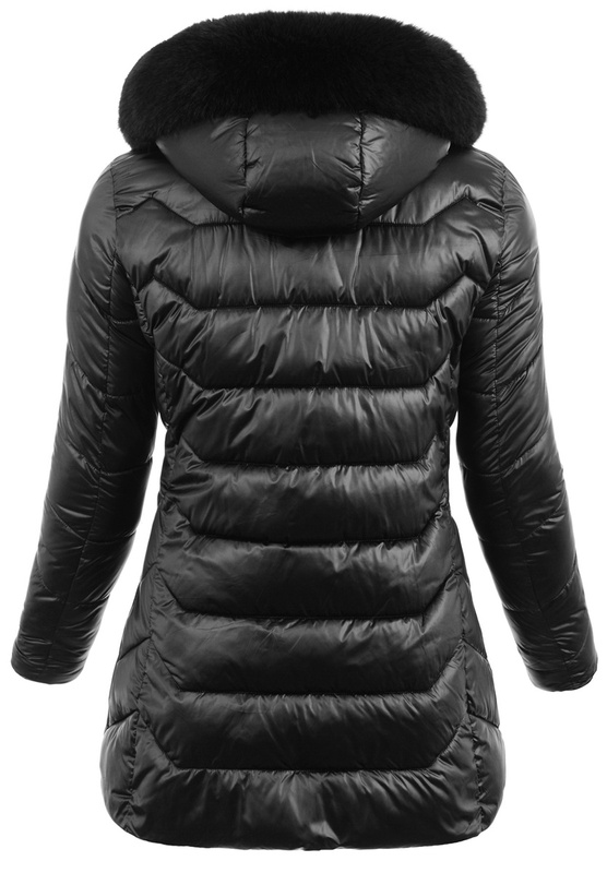 Damska Kurtka Ortalionowa Jagoda Czarna