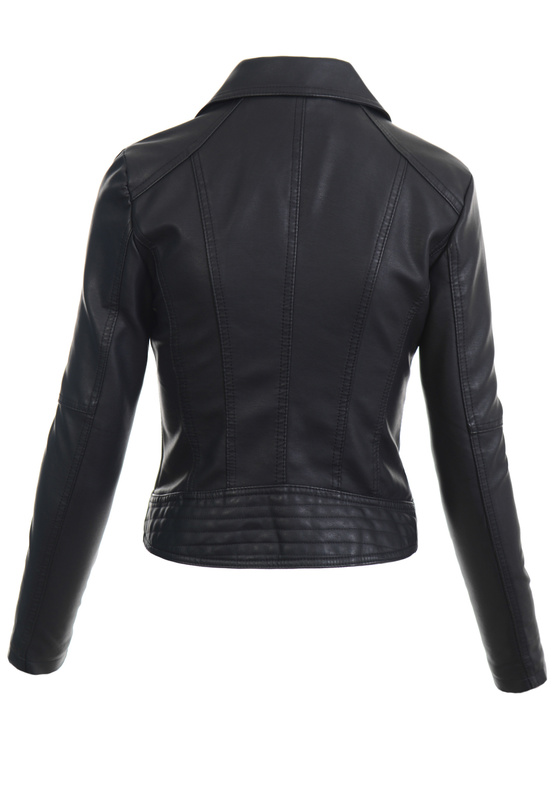 Damska Kurtka Ramoneska Franciszka Czarna