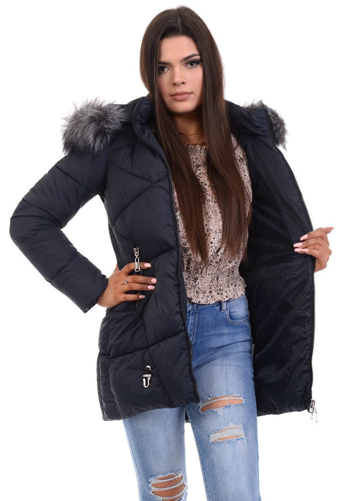 Kurtka Zimowa Marianna Granatowa