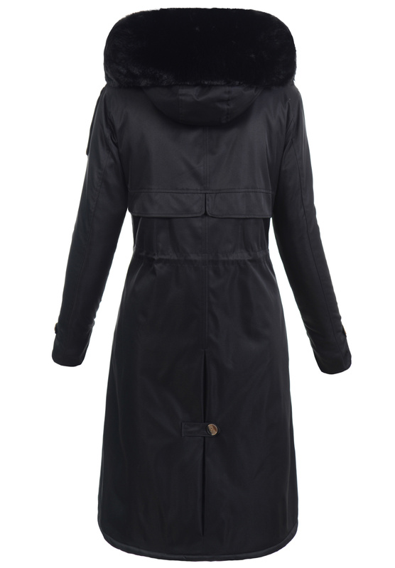 Damska Kurtka Parka Zimowa Dominika Czarna
