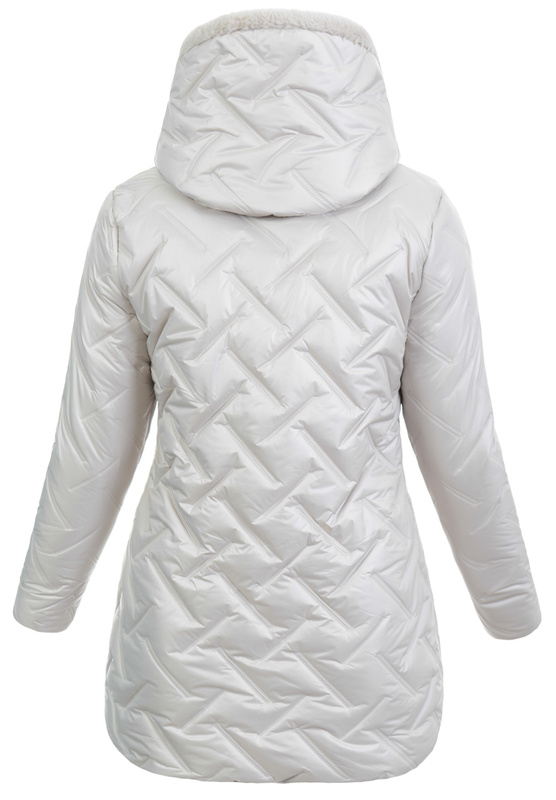 Damska Kurtka Zimowa Malina Ecru