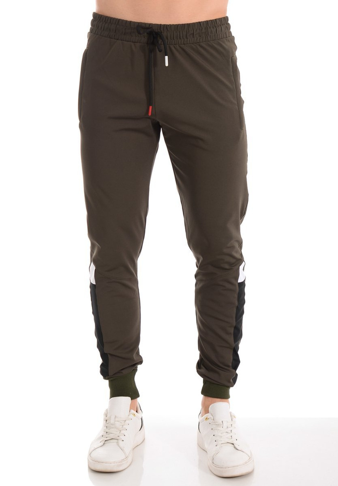 Męskie Spodnie Dresowe Khaki