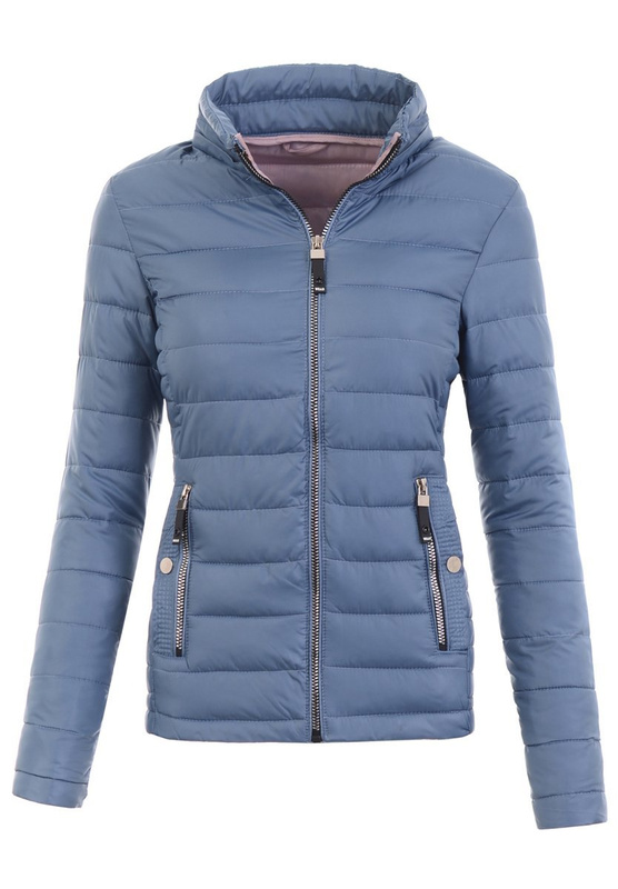 Damska Wiosenna Kurtka Maryla Niebieska