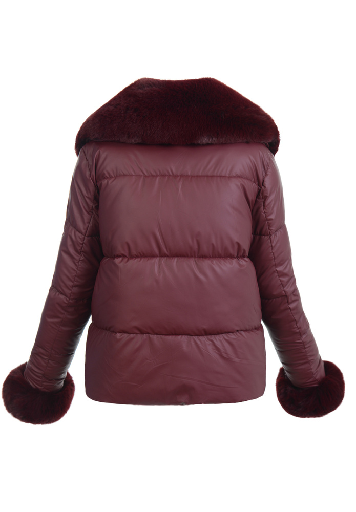 Damska Kurtka Zimowa Bogumiła Bordowa