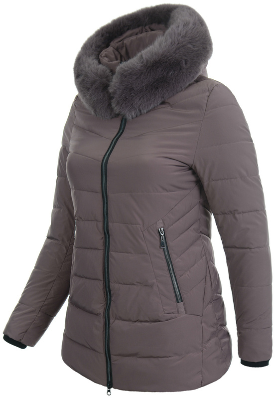 Damska Kurtka Zimowa Debora Fioletowa