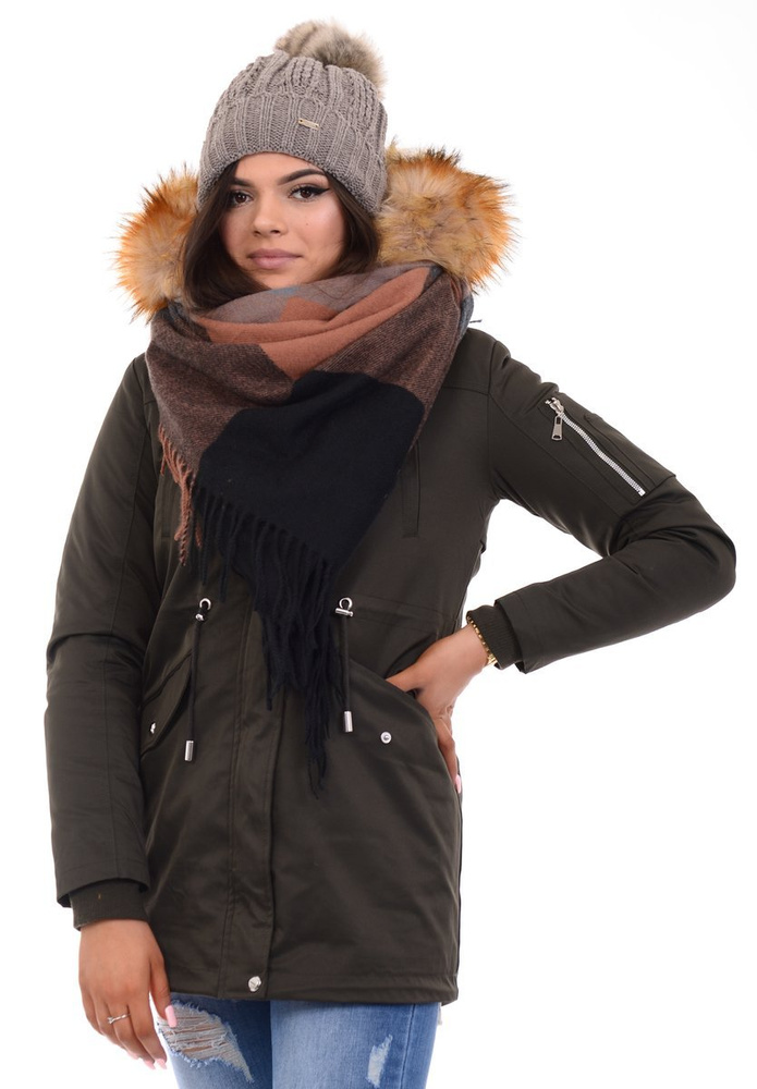 Parka Zimowa 2w1 Sylwia Zielona