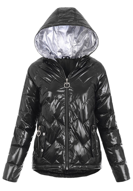 Damska Wiosenno- Jesienna Kurtka Mila Czarna