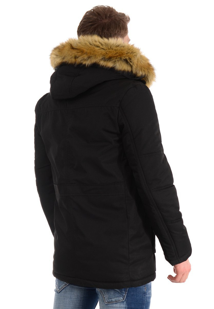 Męska Zimowa Kurtka Robert Czarna