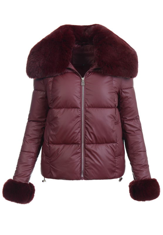 Damska Kurtka Zimowa Bogumiła Bordowa