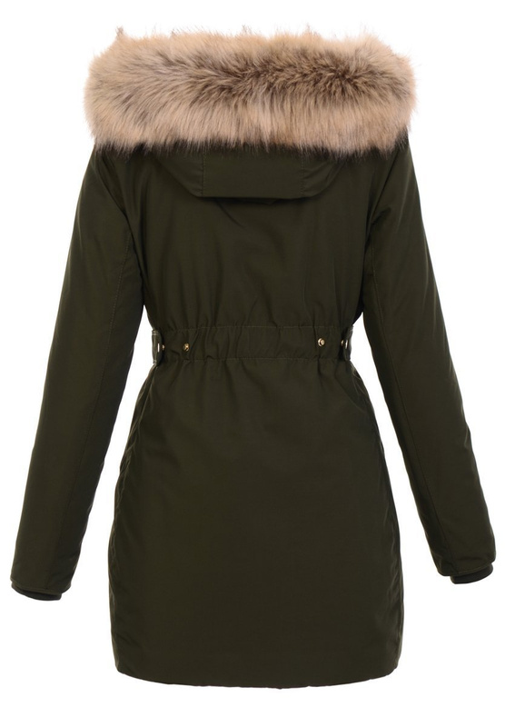 Zimowa Kurtka Parka Mirela Zielona