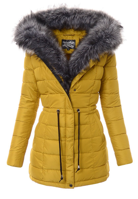 Kurtka Zimowa Nina Żółta