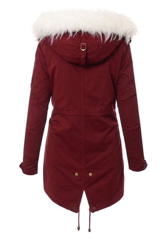Parka Zimowa 2w1 Bordowa
