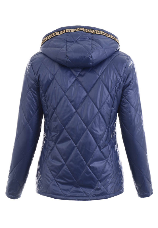 Damska Wiosenna Kurtka Ludmiła Niebieska