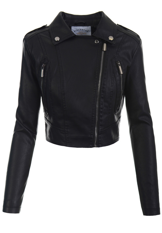 Damska Kurtka Ramoneska Melani Czarna