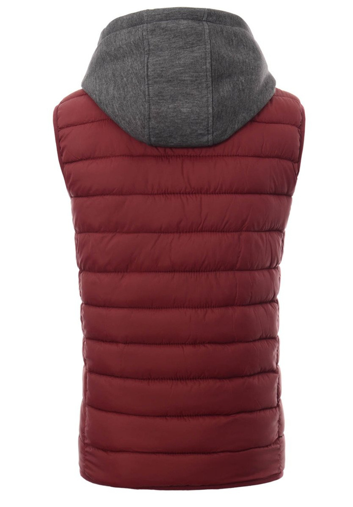 Męska Kamizelka Bezrękawnik Wiktor Bordowy
