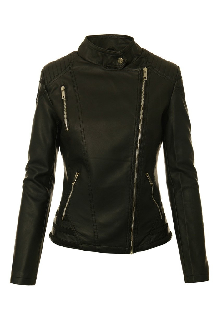 Damska Kurtka Ramoneska Ariada Czarna