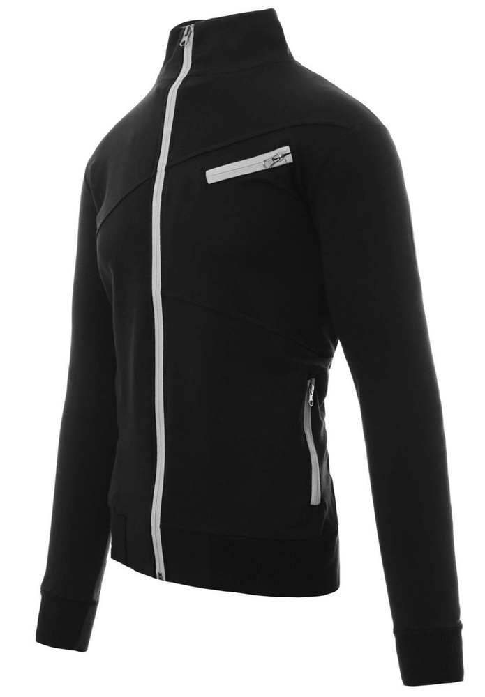 Męska Bluza Zasuwana Na Suwak Czarna