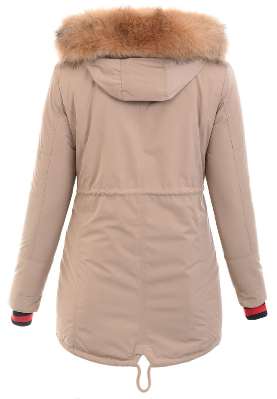 Kurtka Parka Zimowa Alicja Beżowa