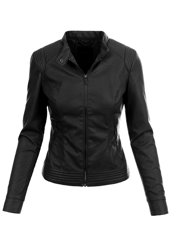 Damska Kurtka Ramoneska Nataly Czarna