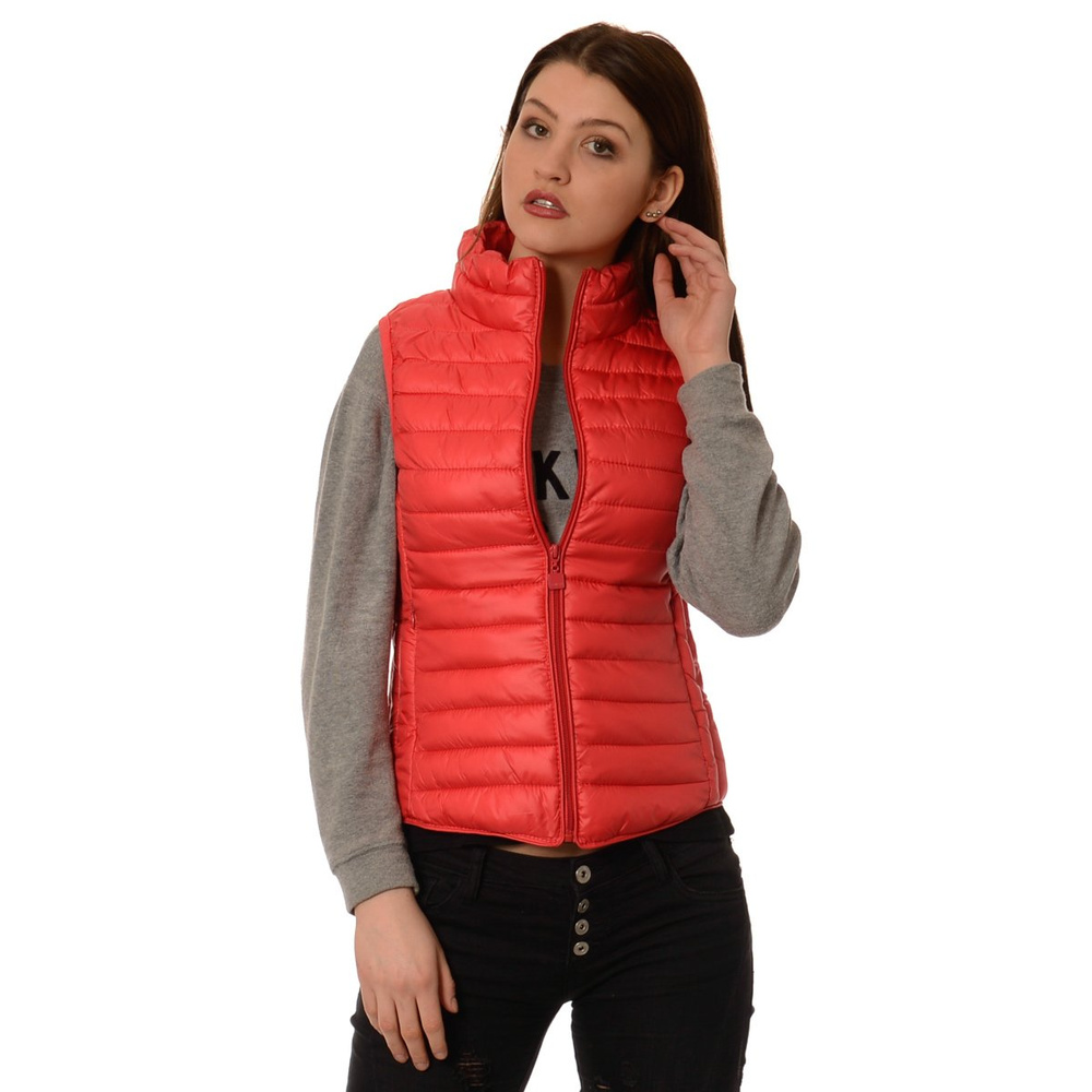 Damska Kamizelka Bezrękawnik Lea Malinowy