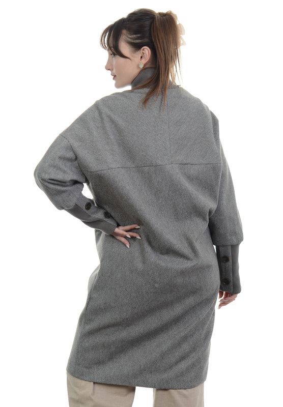 Damska Płaszcz Przejściowy Diana Brązowy