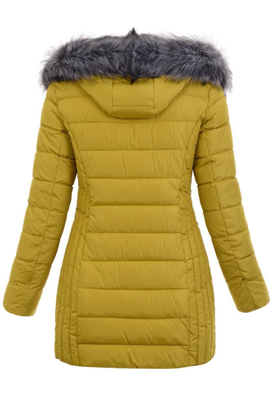 Kurtka Zimowa Klementyna Limonkowa