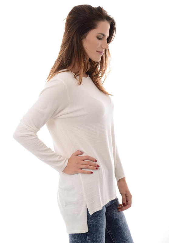 Damska Bluzka Sweterek Biały