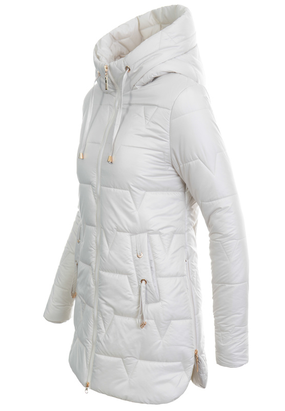 Damska Kurtka Zimowa Alina Ecru