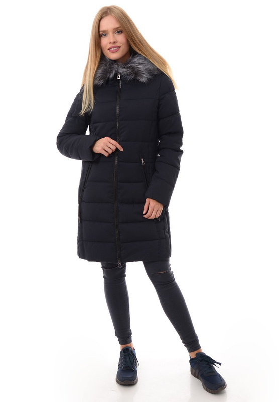 Kurtka Zimowa Karolina Granatowa