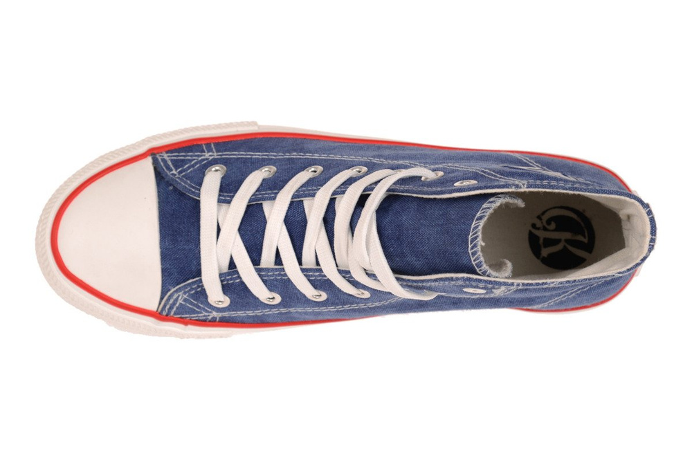 Wysokie Trampki Tenisówki Kylie Dżinsowe