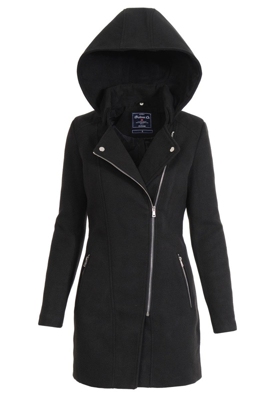 Płaszcz Wiosenno- Jesienny Gaja Czarny