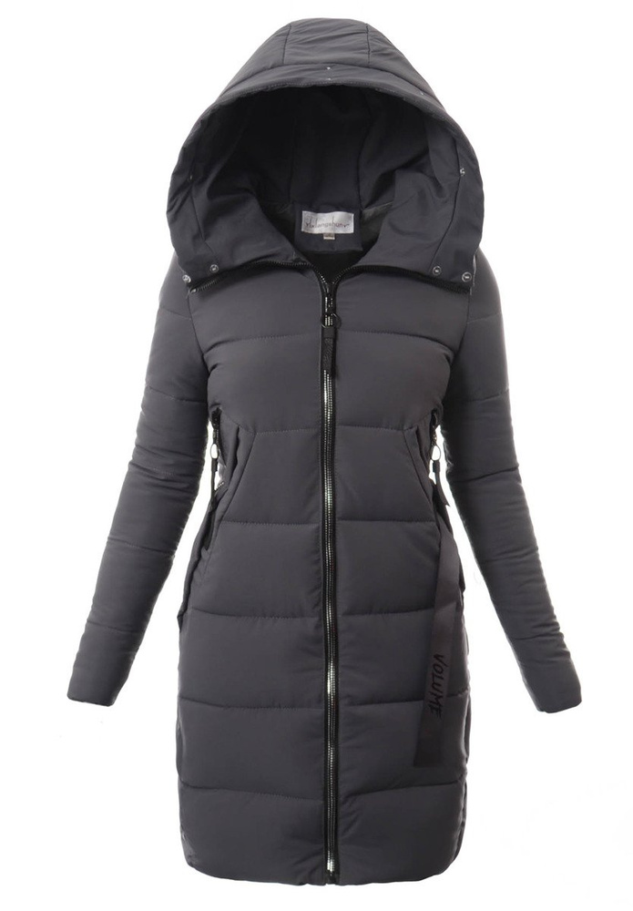 Damska Zimowa Kurtka Ortalionowa Szara