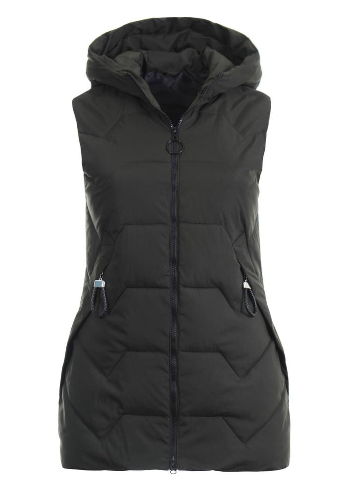 Damska Kamizelka Bezrękawnik Marcela Khaki