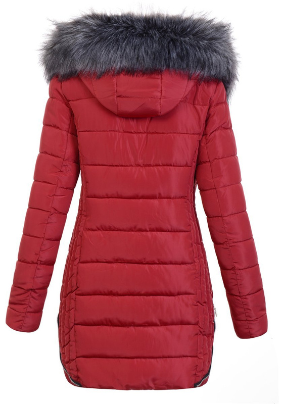 Damska Kurtka Ortalionowa Bordowa