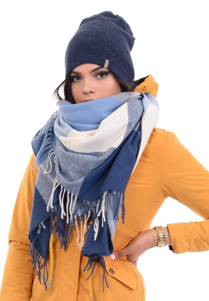 Parka Wiosenna Dwustronna Żółto-Granatowa