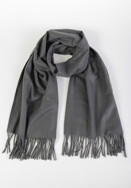 Szal Damski Grafitowy
