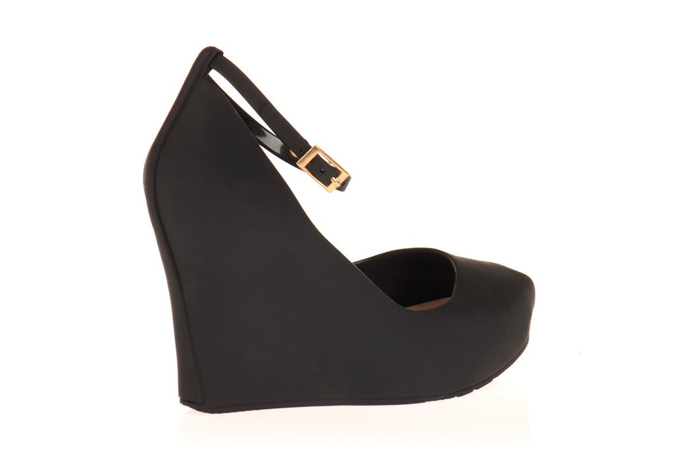 Gumowe Koturny Meliski Mat Czarne