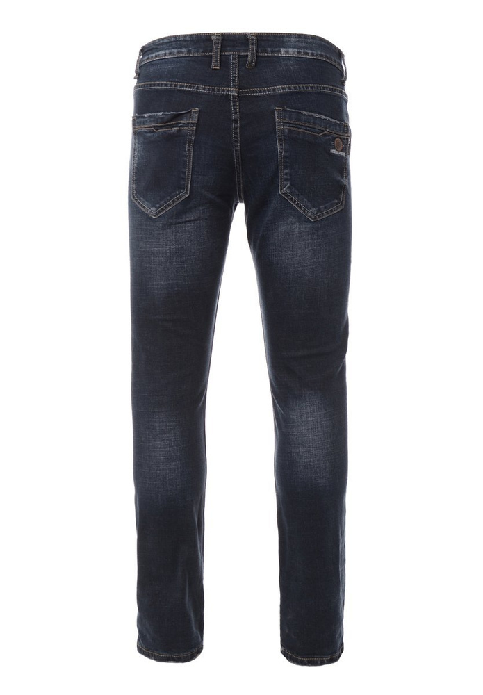 Męskie Spodnie Jeansowe Granatowe