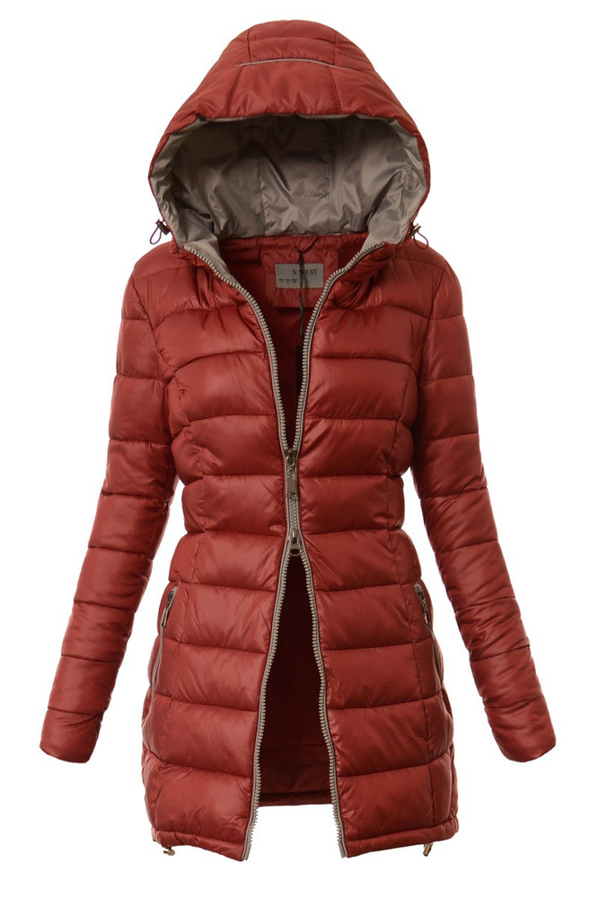 Damska Kurtka Ortalionowa Ida Bordowa
