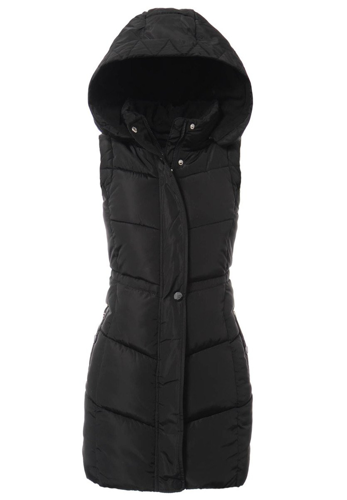 Damska Kamizelka Bezrękawnik Anna Czarny