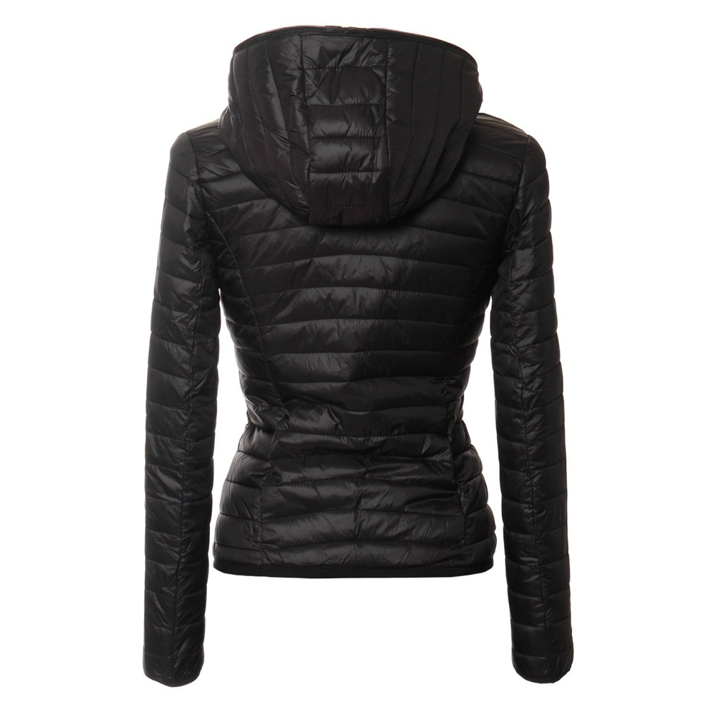 Damska Ortalionowa Wiosenna - Jesienna Kurtka Anastasia Czarna