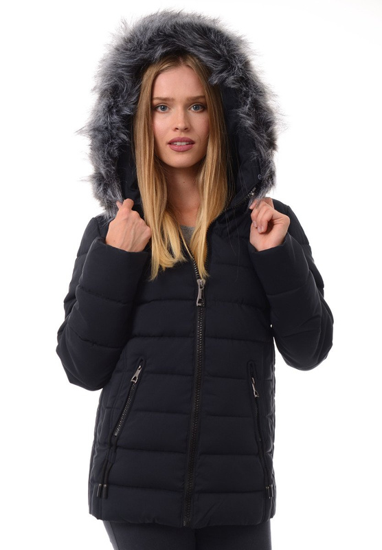 Kurtka Zimowa Zofia Ciemny Granat