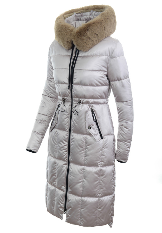 Damska Kurtka Pikowana Julita Jasno Beżowa