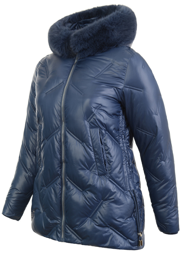 Damska Kurtka Zimowa Antonina Niebieska
