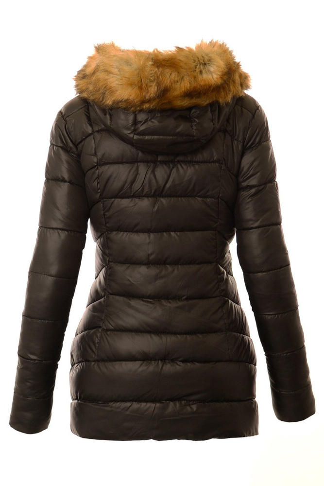 Damska Zimowa Ortalionowa Kurtka Candy Czarna