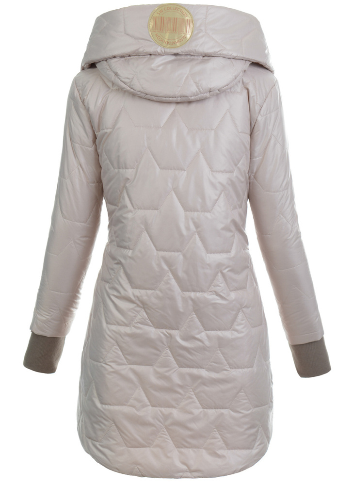 Damska Kurtka Pikowana Wiosenna Ida Beżowa