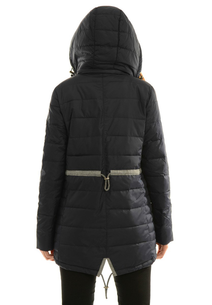 Damska Jesienna Wiosenna Kurtka Zoja Granatowa