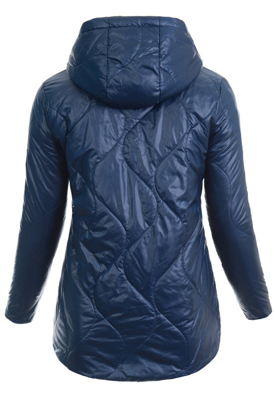 Damska Wiosenna Kurtka Andrea Granatowa