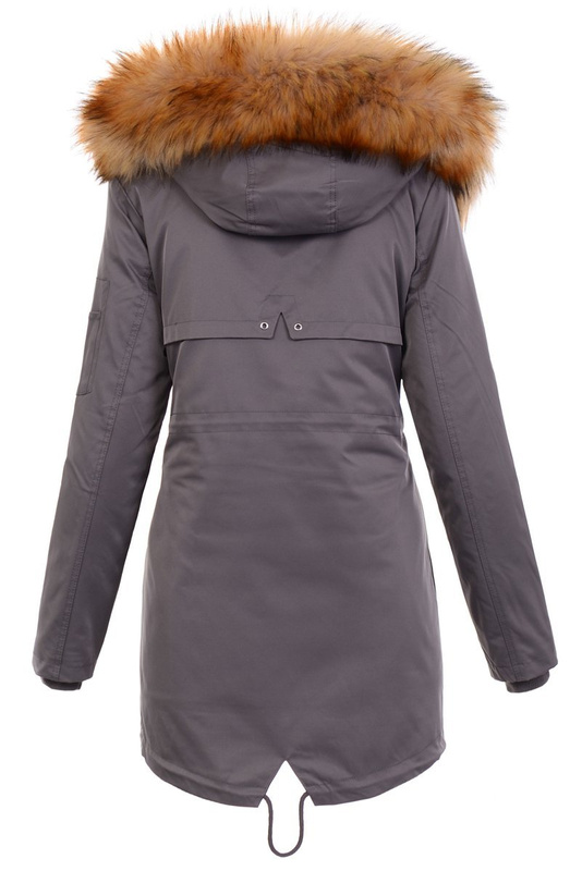 Parka Zimowa 2w1 Sylwia Szara